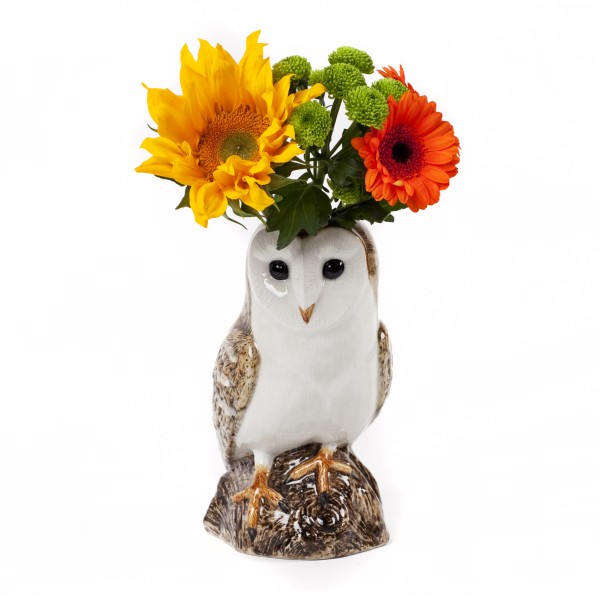 66096--Vase Barn owl