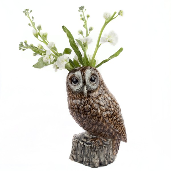 66097--Vase Tawny Owl